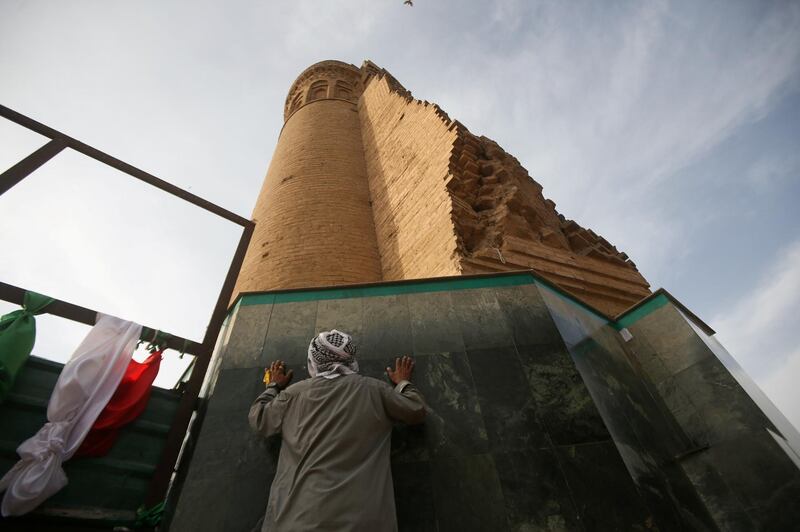 A man visits Imam Ali Mosque, the first mosque built in Basra, during the holy month, in south-east Iraq. Reuters