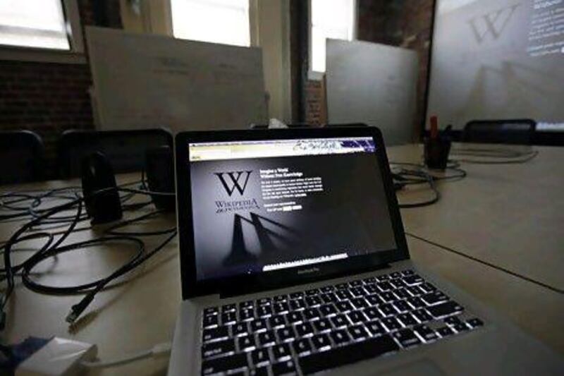 A blackout landing page of Wikipedia as it went on strike earlier this month against the proposed anti-piracy legislation. Eric Risberg / AP Photo