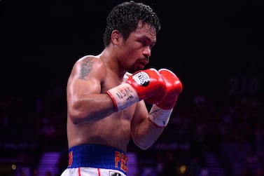 Manny Pacquiao secured a split decision over Keith Thurman in his last fight in July 2019. Reuters