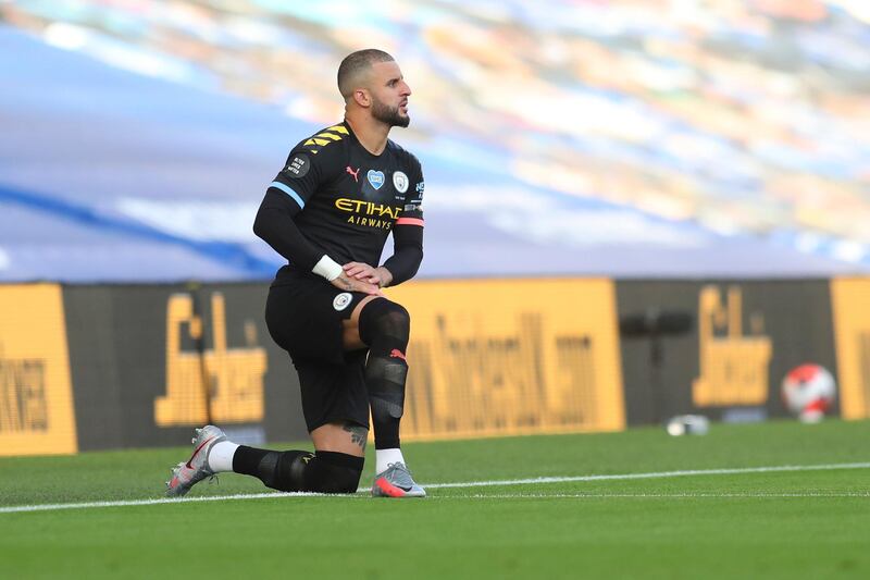 Kyle Walker – 7, His Road Runner-esque break won the corner that led to the second goal. Other than that, he did what he fancied. AP