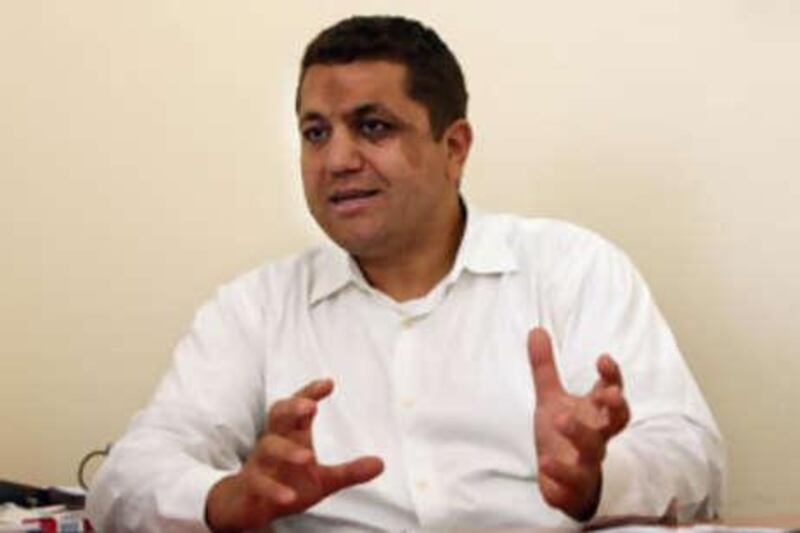 Ahmed Nassef at the Maktoob Group HQ in Dubai Internet City.