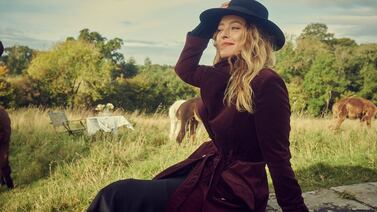 Alice Temperley pictured close to her home in the English Somerset countryside. Photo: Temperley London