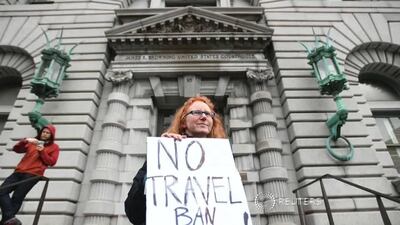 Campaigners have vowed to fight the travel ban.
