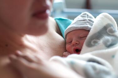 Natural births, C-sections and hypnobirthing are popular options in the UAE. Getty Images