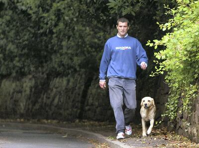 Roy Keane, former captain of Ireland's World Cup soccer team arrives
back at Cheshire home after taking his dog for a walk, May 28, 2002.
Keane's hopes of a World Cup reprieve were firmly dashed earlier on
Tuesday when the remaining 22 Irish players released a statement saying
they were better off without him. REUTERS/Ian Hodgson

IH/PS - RP3DRHZOQKAA