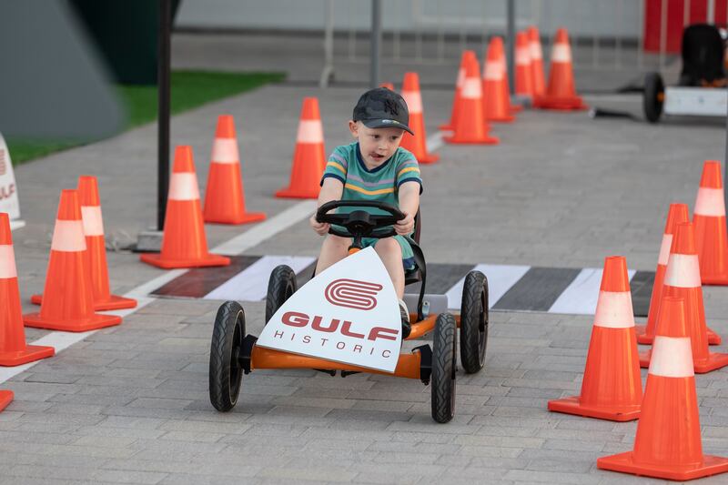 Peddle go-karting is available for kids
