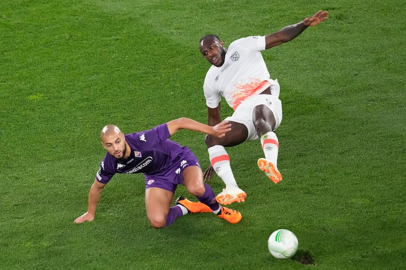 Sofyan Amrabat, 8 – Another important cog in a well-oiled Fiorentina midfield that refused to relinquish control for much of the tie, although he too saw yellow for a high - and unnecessary - challenge on the advancing Emerson. AP 