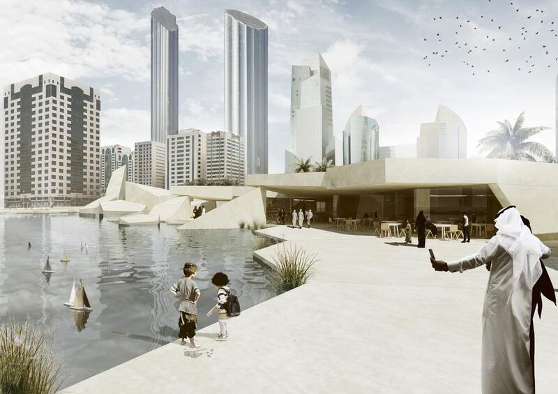 An artist’s impression of Qasr Al Hosn and its surrounding area. Courtesy Abu Dhabi Tourism and Culture Authority