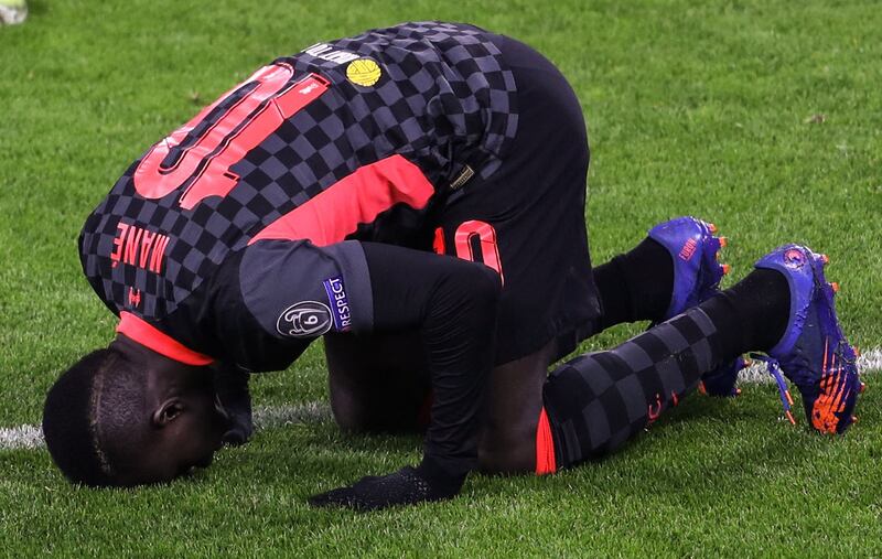 Sadio Mane scores his team's second goal. AFP