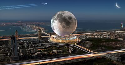 This mock-up design for the Pearl site made global headlines last year - but there are no plans to make it a reality. Photo: Moon World Resorts