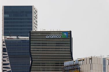Saudi Aramco tower in King Abdullah Financial District in Riyadh. The quantum computer is expected to complement Saudi Arabia's technological drive. AFP