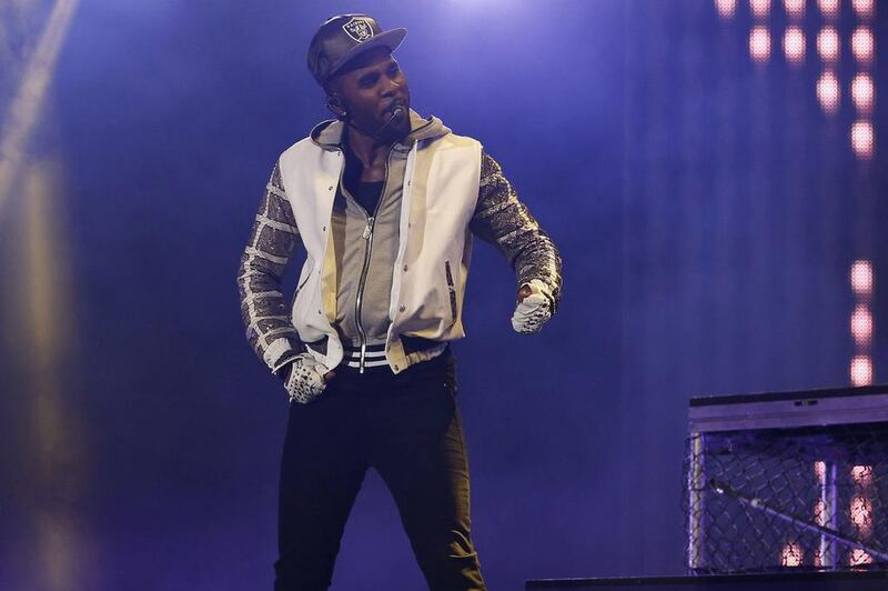  Jason Derulo performs during the 13th Mawazine Rhythms of the World music festival in Rabat. REUTERS/Youssef Boudlal 