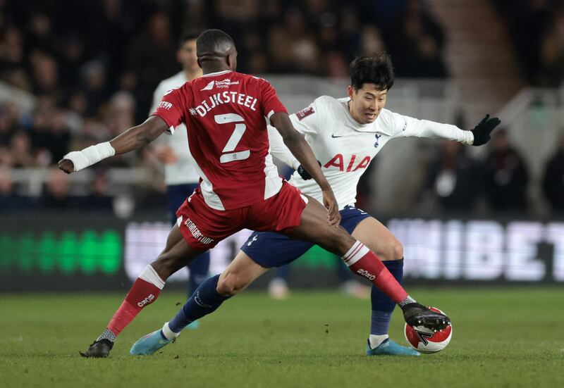 Anfernee Dijksteel – 7. Kept Son quiet for large parts, with the right-back limiting the South Korean’s ability to create things for the Premier League side. Reuters 