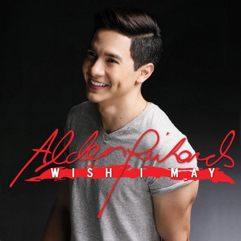 Album cover of Wish I May by Alden Richards. Courtesy GMA Records