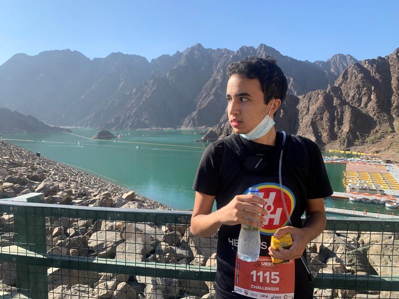 Twelve athletes with special needs from the non-profit group Heroes of Hope complete a gruelling endurance challenge in Hatta on Friday. It is the first time a group of people with special needs in the UAE took part in a demanding adventure sport. Courtesy: Heroes of Hope