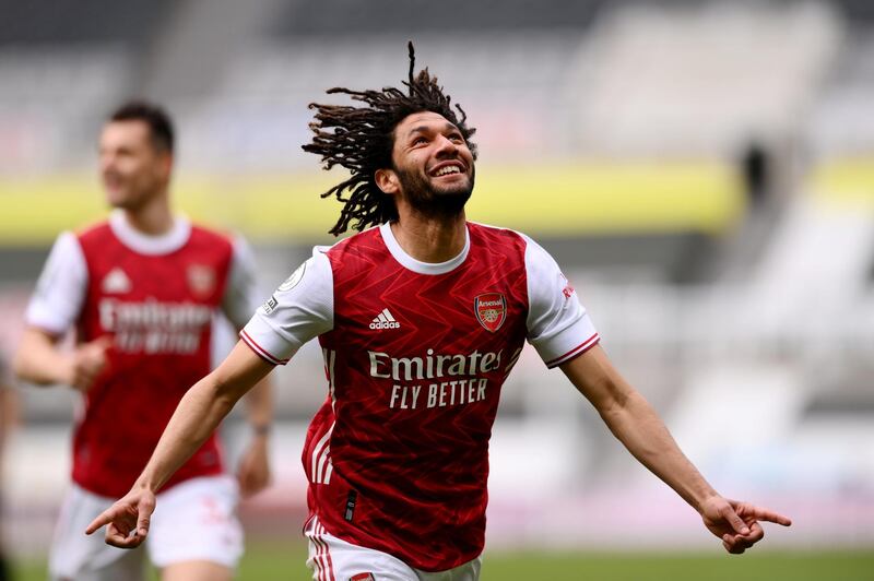 Centre midfield: Mohamed Elneny (Arsenal) – Scored a belated first Premier League goal, almost got another and set the tone for a dominant display at Newcastle. Reuters