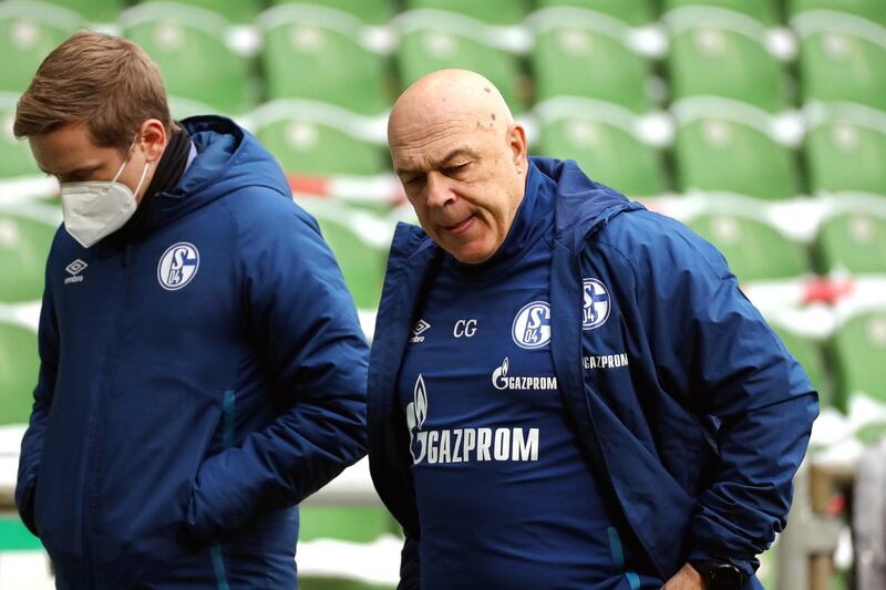 Schalke sacked manager Christian Gross following their defeat against Stuttgart. EPA