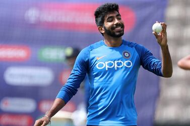 India's Jasprit Bumrah prepares to bowl in the nets during a training session ahead of their Cricket World Cup match against South Africa at Ageas Bowl in Southampton, England, Monday, June 3, 2019. (AP Photo/Aijaz Rahi)