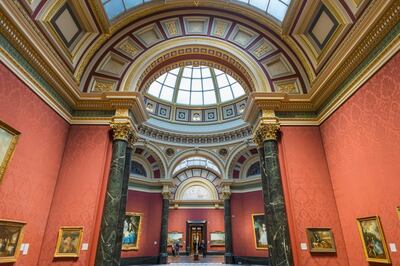 JFGR2W England, London, Trafalgar Square, The National Gallery. mauritius images GmbH / Alamy Stock Photo