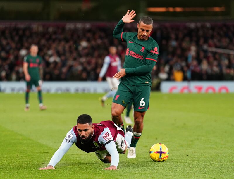 Douglas Luiz 4 - Sloppy in the challenge which saw him commit a number of fouls. PA