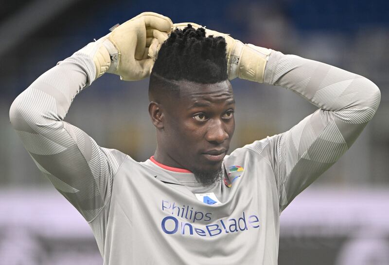 Andre Onana is set to join Manchester United from Inter Milan. EPA