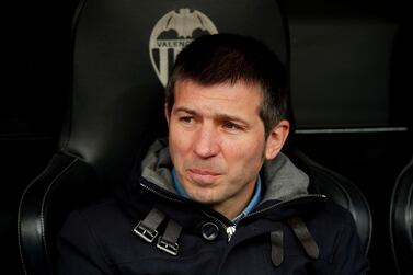 Albert Celades has been sacked with Valencia eighth in the Spanish league standings. Reuters
