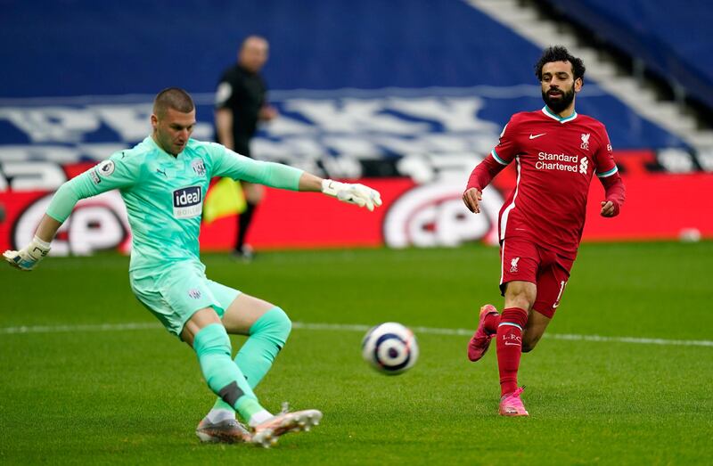 WEST BROM RATINGS: Sam Johnstone - 6. The goalkeeper could not have prevented either goal and made some good saves as Liverpool turned on the pressure. He was let down by his markers at the end. Getty