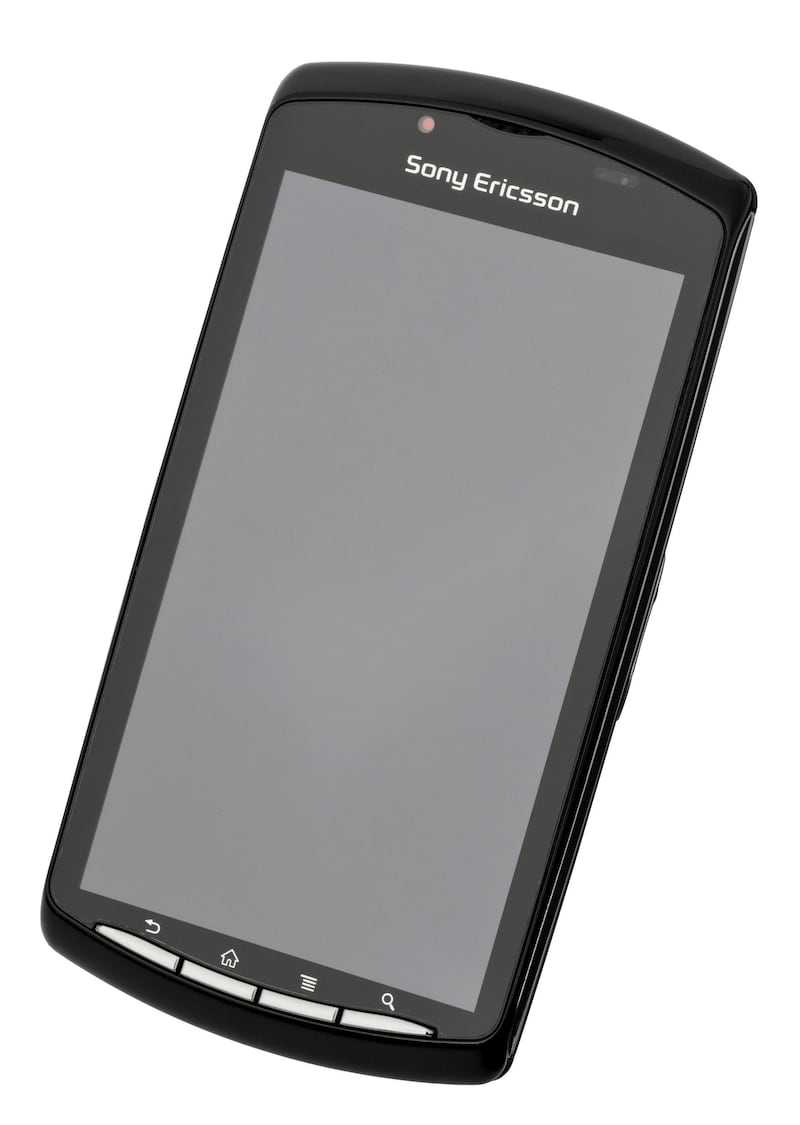 The Sony Xperia Play phone, shown close. Released in 2011, this Android phone featured a slide-out section with traditional game controls, similar to a Sony PSP Go. It was able to play PlayStation Mobile games, which includes ports of original PlayStation games, PSP games and some original titles.  Wikipedia Commons