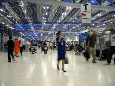 Suvarnabhumi Airport Bangkok, Thailand. Courtest Wikimedia Commons