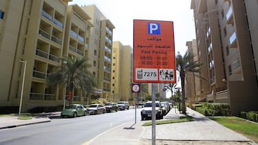 Parkin is the largest provider of paid parking spaces and services in Dubai. Sarah Dea / The National