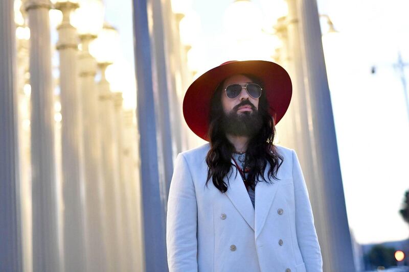 LOS ANGELES, CALIFORNIA - NOVEMBER 02: Alessandro Michele, wearing Gucci, attends the 2019 LACMA Art + Film Gala Presented By Gucci at LACMA on November 02, 2019 in Los Angeles, California.   Emma McIntyre/Getty Images for LACMA/AFP