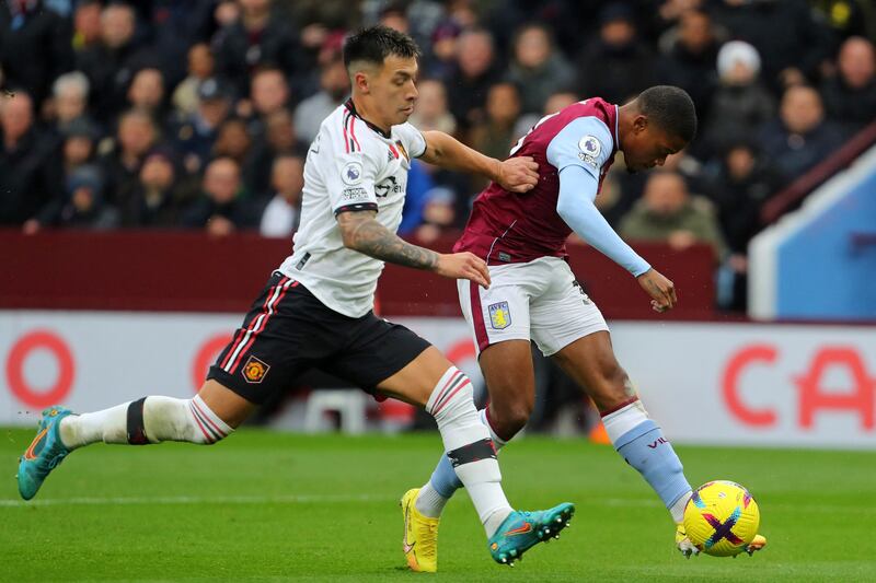 Lisandro Martinez earns £120,000 a week at Manchester United. AFP