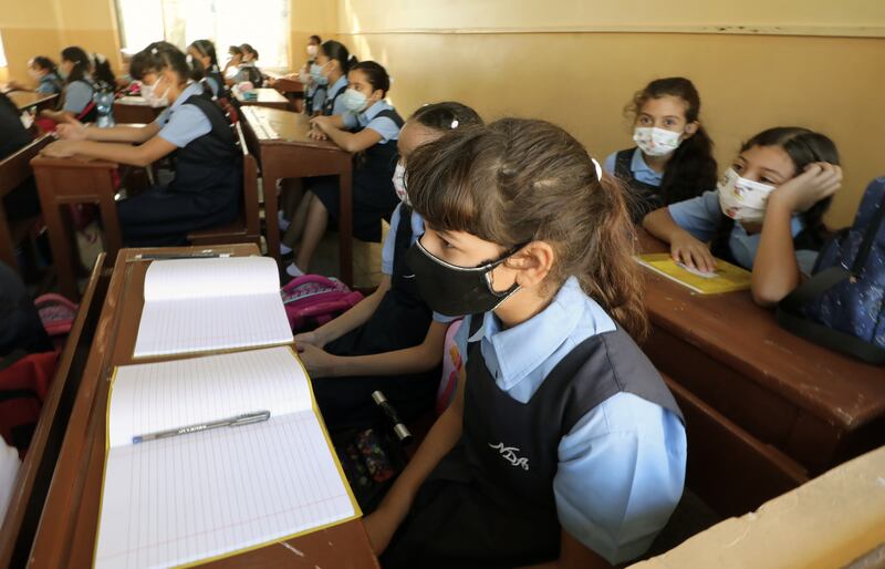 Egypt began a new academic year for schools and universities on Saturday, its second amid the pandemic.