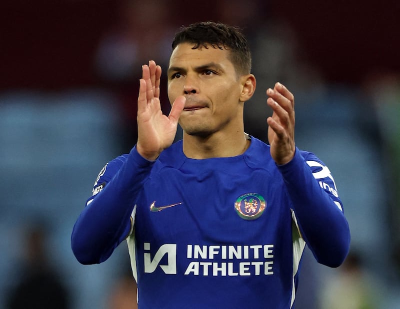 Chelsea's defensive stalwart Thiago Silva will leave the club this summer. Reuters