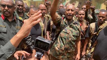 Gen Abdel Fattah Al Burhan's comments have dashed hopes of at least a pause in fighting in Sudan. AFP