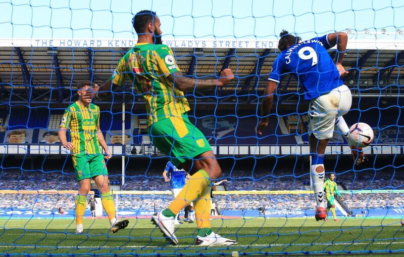 Dominic Calvert-Lewin 8: Missed a glorious early chance when he headed Rodriguez cross wide from six yards. But was not to be denied with a clever backheel finish for this first, a toe poke on the line to steal a goal-bound effort off Richarlison for his second and a finish off his back to complete the hat-trick. PA