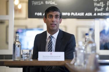 Rishi Sunak unveiled a new support package for businesses affected by Tier 2 coronavirus restrictions on Thursday, which affects places like London and Birmingham. AFP