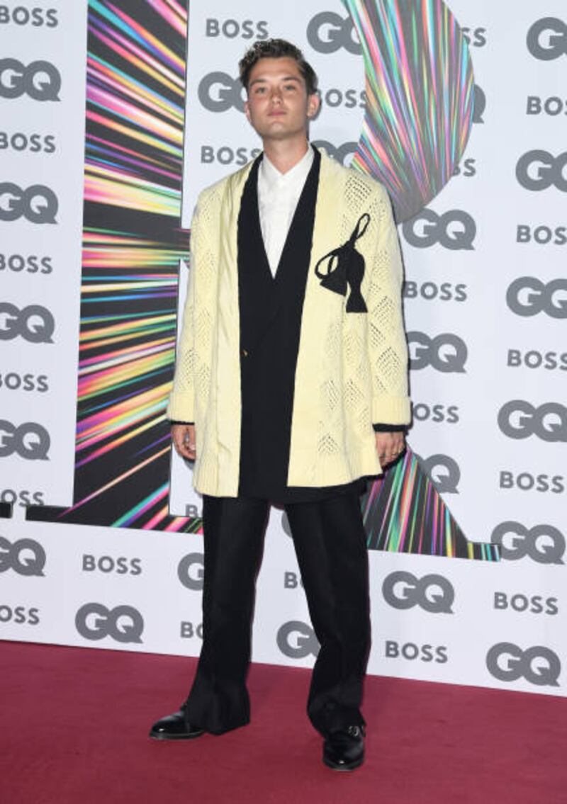 Rafferty Law attends the GQ Men of the Year Awards at the Tate Modern on September 1, 2021 in London, England. Getty Images