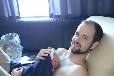 Paul Baker took weeks of unpaid leave when his son was born in 2016. Supplied