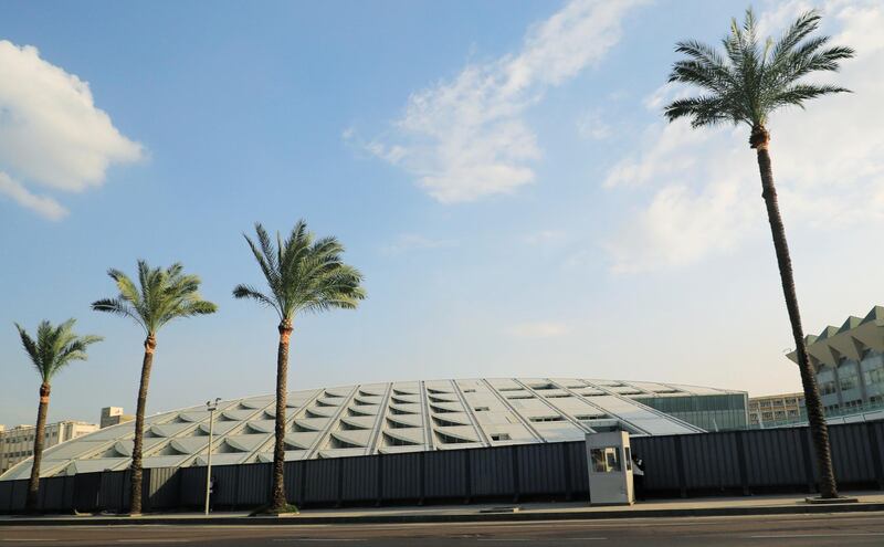 A general view of Bibliotheca Alexandrina library and cultural center amid the coronavirus disease pandemic in Alexandria, Egypt, north of Cairo, Egypt. Reuters