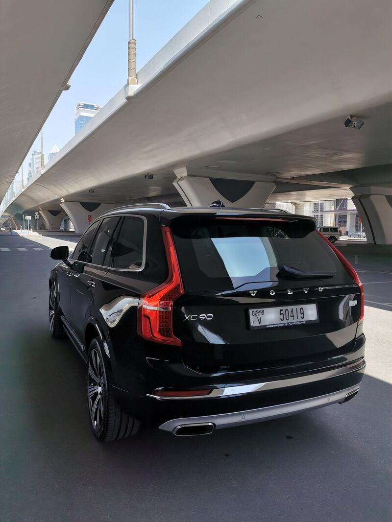 Like the rest of the XC90 range, the T8 Hybrid has all-wheel drive, except the drive is split between the petrol engine for the front wheels and an electric motor for the rear wheels.