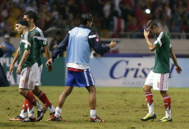 Costa Rica 2-1 Mexico. The Mexicans capped a disappointing Concacaf qualifying round with a loss to Costa Rica, which would have been enough to eliminate them from making the World Cup finals had Panama won. Juan Carlos Ulate / Reuters