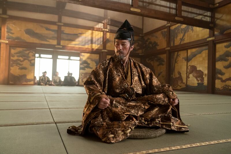 Hiroyuki Sanada as Yoshii Toranaga in Shogun. Photo: FX