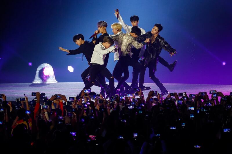 Super Junior is one of many K-pop acts featured on the streaming platform Beyond Live. Photo: Wu Hong