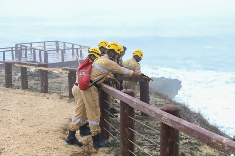 In total, 19 people died in Oman during severe flooding over the Eid Al Adha holidays. Here, Royal Oman Police look for the victims at Mughsayl Beach in the Dhofar region. Photo: Oman News Agency