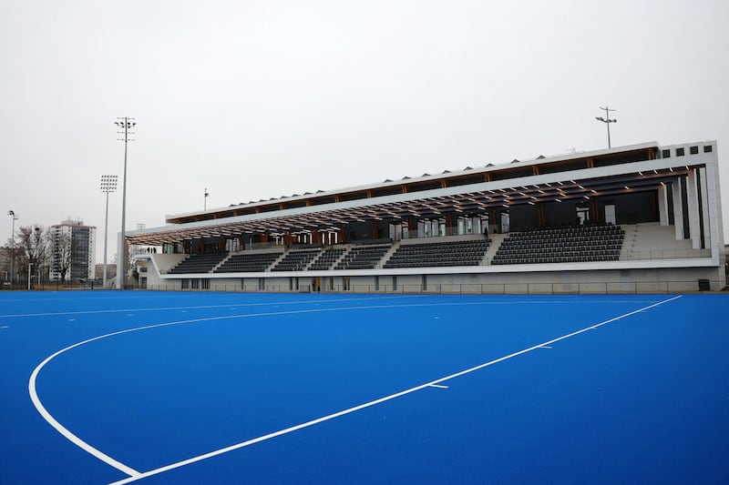 The Yves-du-Manoir Stadium will host field hockey matches at the 2024 Paris Olympics. AFP