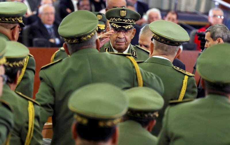 General Gaid Salah, 79, became the nation’s most powerful figure following the resignation of Algeria’s last president Abdelaziz Bouteflika, in April.. EPA