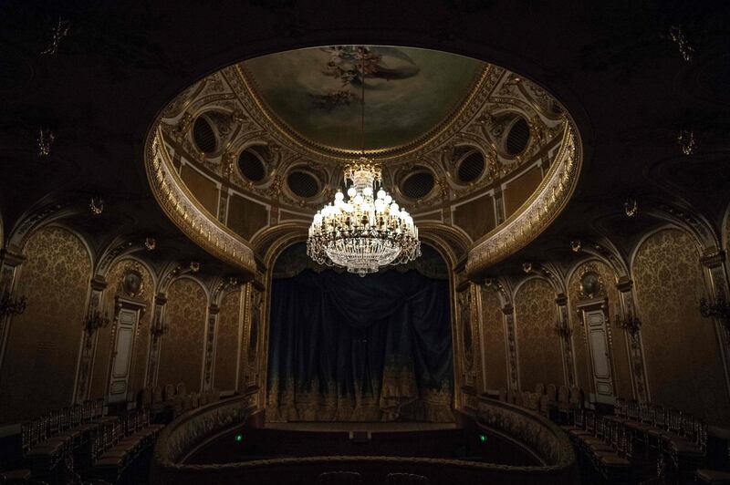 The theatre hosted only a dozen performances between 1857 and 1868. AFP