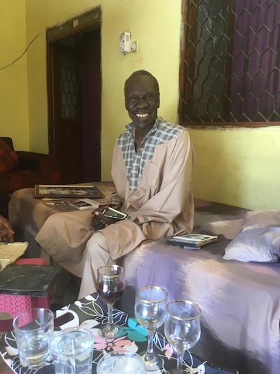 Kamal Keila in his home in Khartoum, Sudan, in 2018. Courtesy Habibi Funk