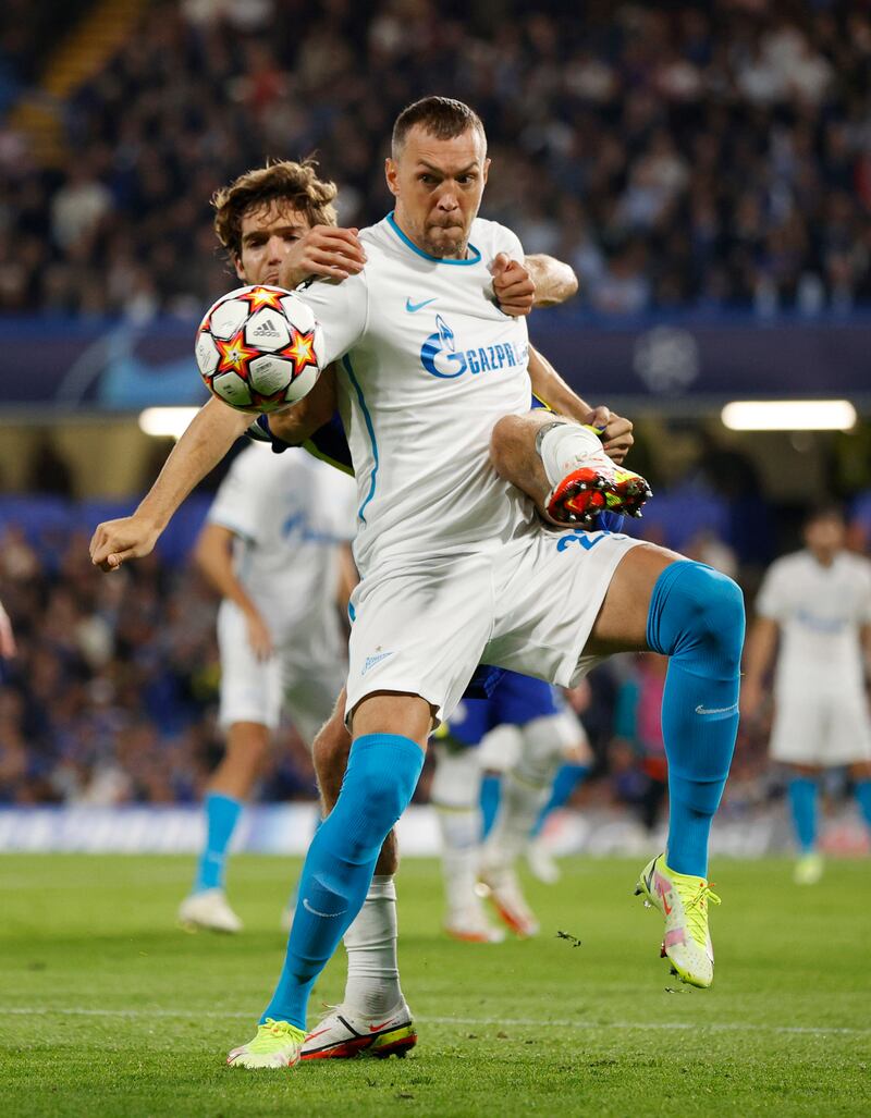 SUB: Artem Dzyuba (Malcolm 75) - Could have been sharper to a ball across the box that would have been converted had he made proper contact. Zenit’s best chance of the game. Reuters